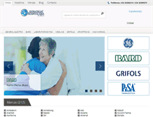 Tablet Screenshot of estrategiahospitalaria.com